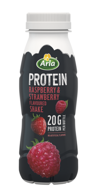 Arla Protein Raspberry and Strawberry flavoured shake 225ml