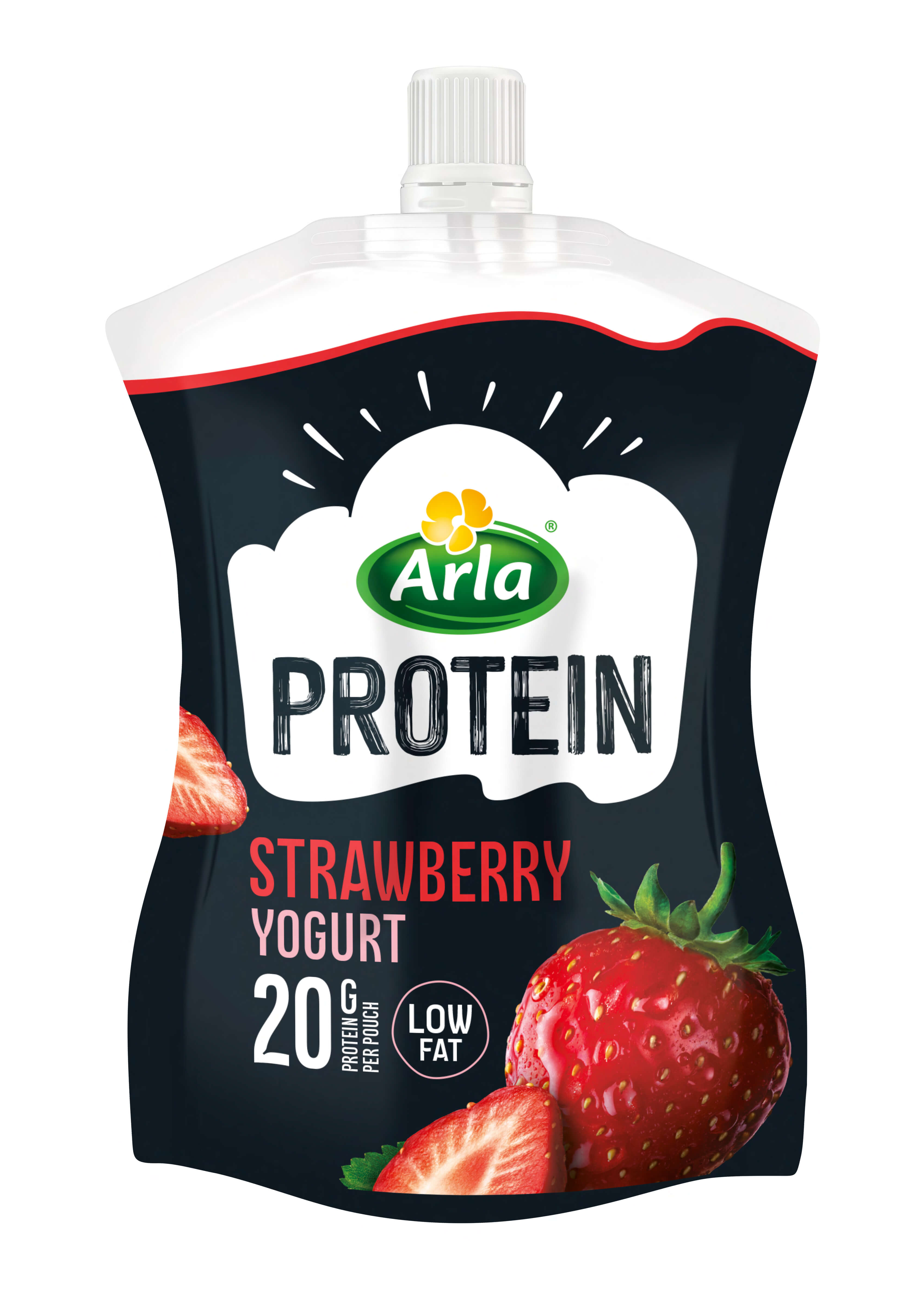 Arla Protein Strawberry Pouch 200g