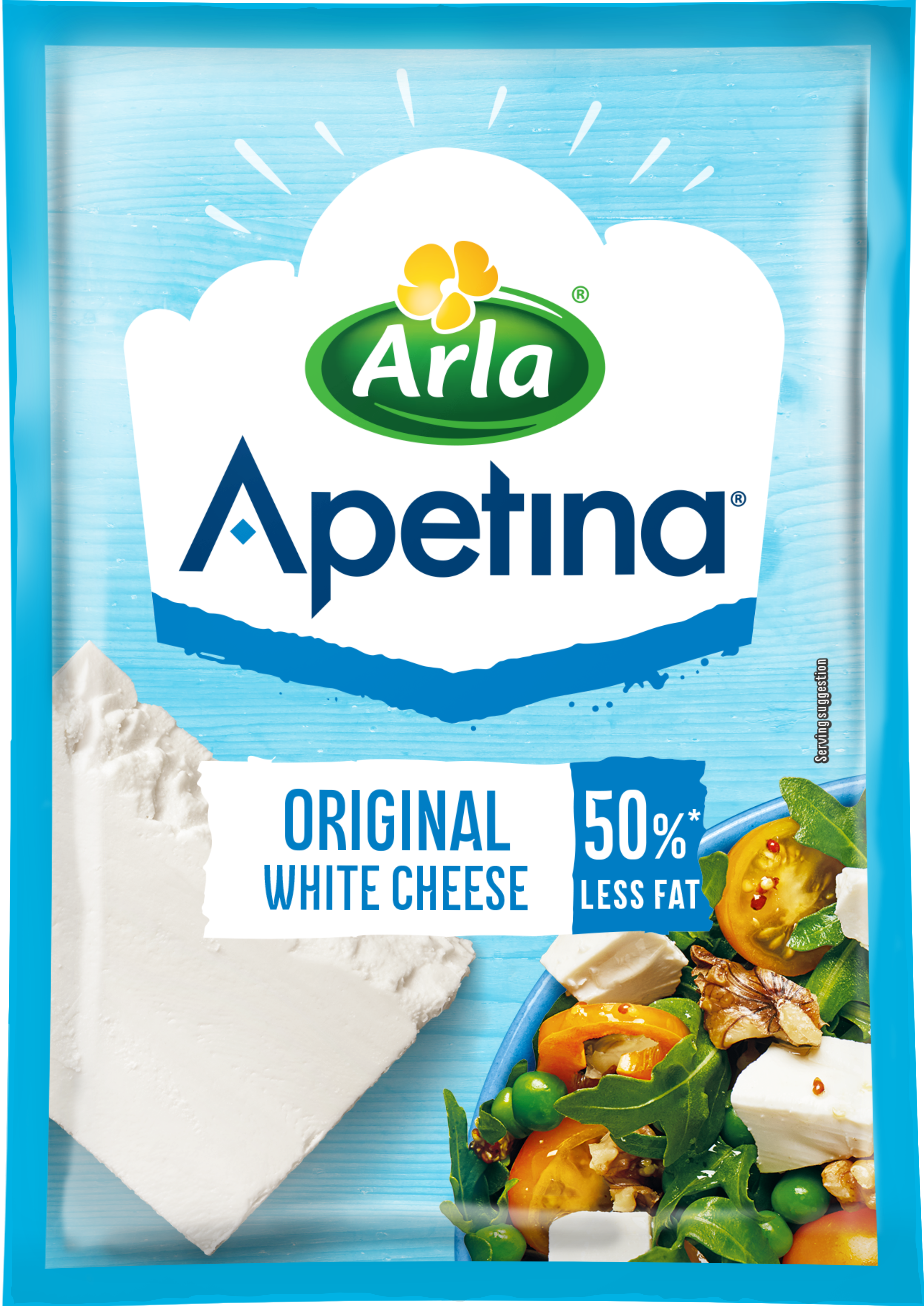 Apetina® 50% Less Fat Original White Cheese